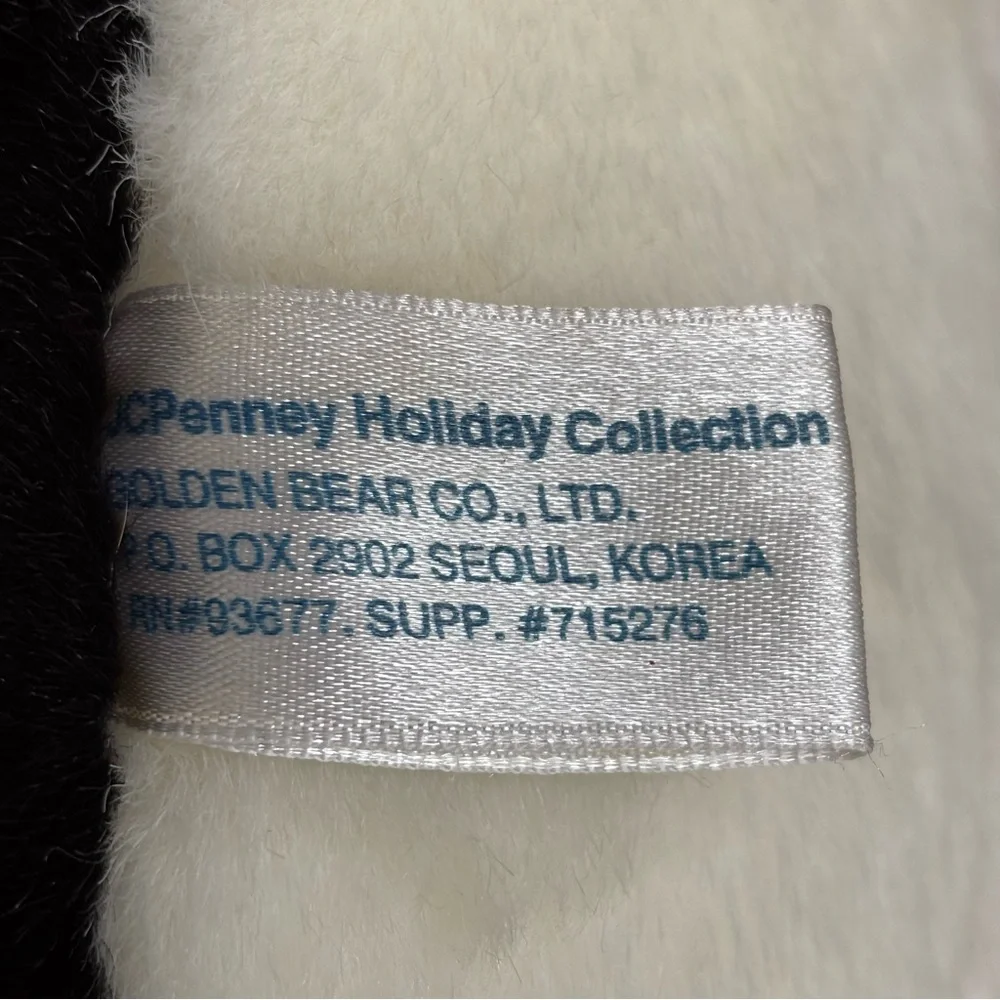 JC Penny Holiday Collection Penguin Plush Stuffed Animal Golden Bear Company 22”